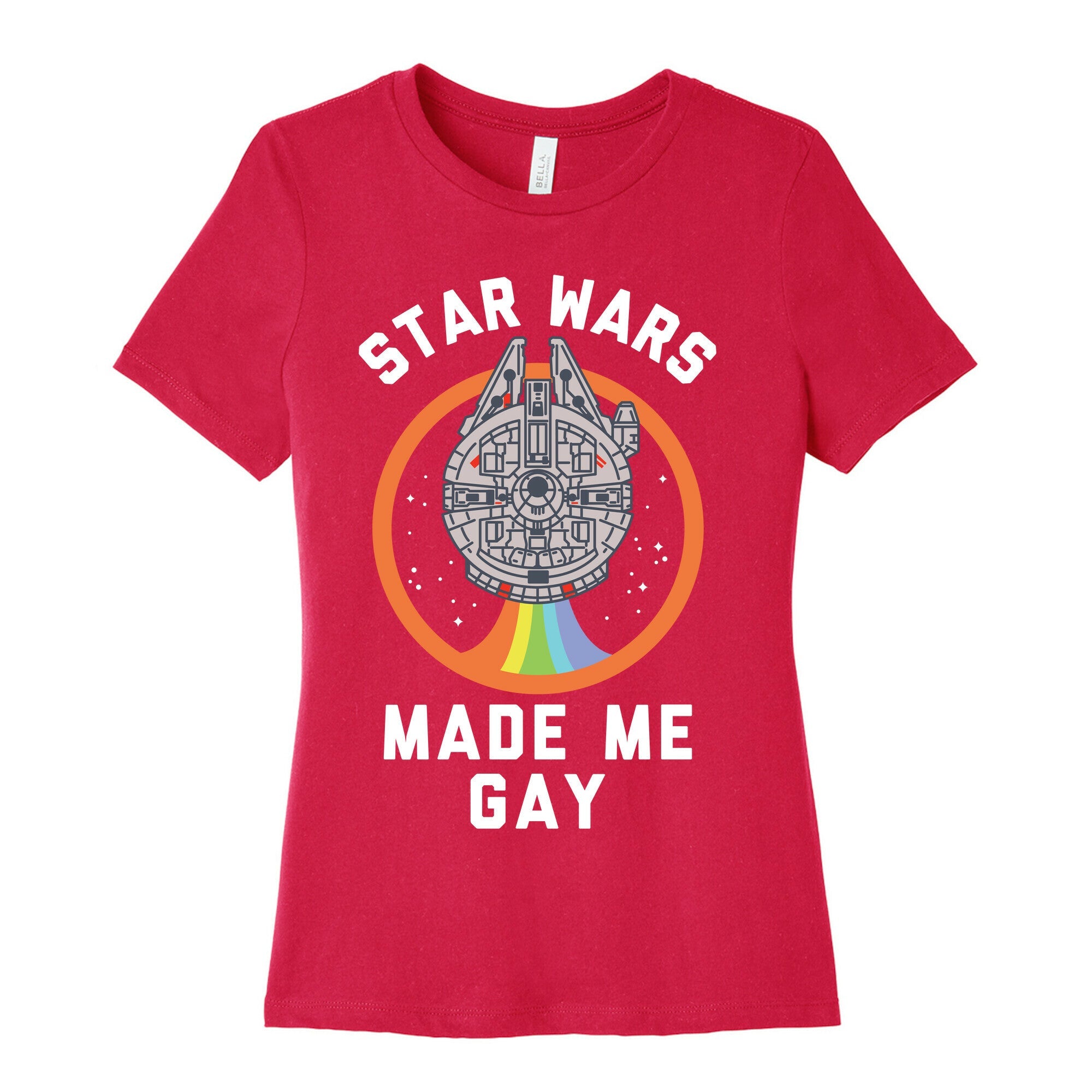 Star Wars Made Me Gay Womens Cotton Tee